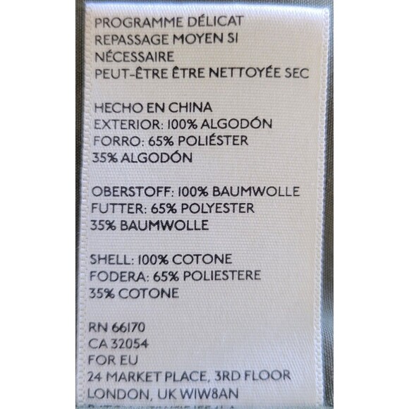 Ecoté Women's Olive Green Military Utility Jacket w/Pockets Cotton Blend Size M - Picture 6 of 7